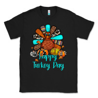 Black happy turkey day Classic Tee - JahusDesignShop