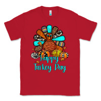 Red happy turkey day Classic Tee - JahusDesignShop