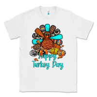 White happy turkey day Classic Tee - JahusDesignShop