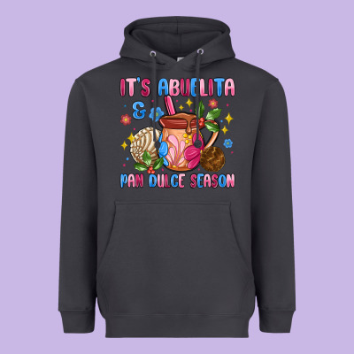 Its Abuelita And Pan Dulce Season Heavyweight Hoodie Designed By Maliassmallbusiness