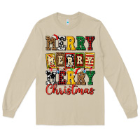 Mushroom merry merry merry christmas ado Long Sleeve Tee - AdoDesignShop