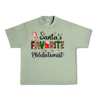 Oil Green santas favourite phlebotomist Urban Heavy Tee - AdoDesignShop