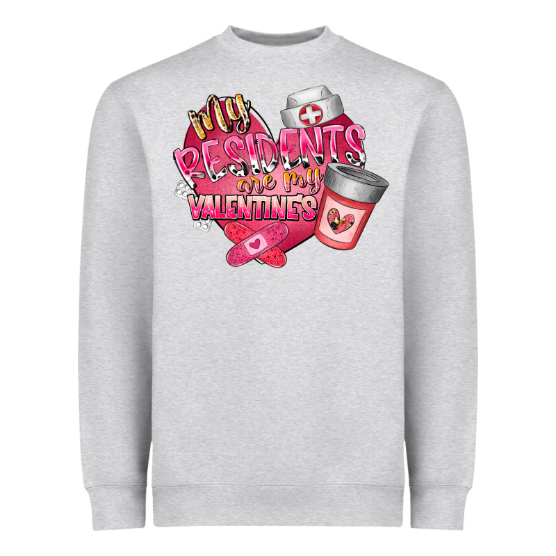 My Residents Are My Valentine Heavyweight Sweatshirt by RacoonDesign | Teevron