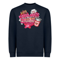 Navy my residents are my valentine Heavyweight Sweatshirt - RacoonDesign
