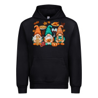 Black Thanksgiving gnomes Urban Hoodie - NancyCooperArtShop