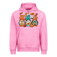 Fuchsia Pink Thanksgiving gnomes Urban Hoodie - NancyCooperArtShop