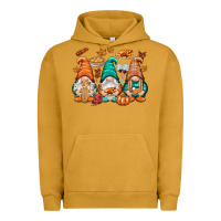 Pigment Peanut Butter Thanksgiving gnomes Urban Hoodie - NancyCooperArtShop