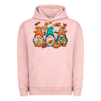 Pigment Salmon Thanksgiving gnomes Urban Hoodie - NancyCooperArtShop