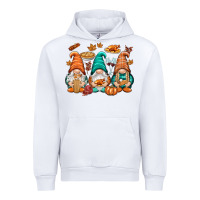 White Thanksgiving gnomes Urban Hoodie - NancyCooperArtShop