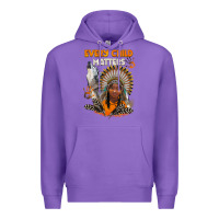 Purple every child matters child and wolf Premium Hoodie - BarkalooDesign
