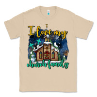 Mushroom Christmas church and snow   ı love my church family Classic Tee - AdoDesignShop