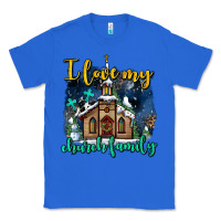 True Royal Christmas church and snow   ı love my church family Classic Tee - AdoDesignShop