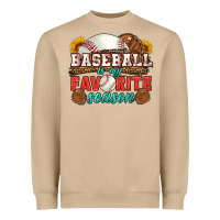 Baseball Is My Favorite Season Heavyweight Sweatshirt | Teevron