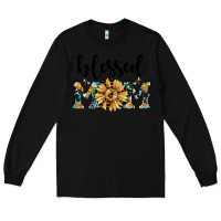 Black blessed mom Long Sleeve Tee - JahusDesignShop