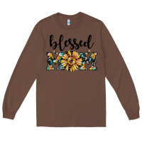 Chestnut blessed mom Long Sleeve Tee - JahusDesignShop