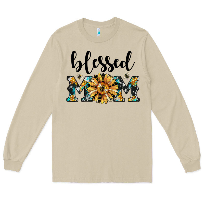 Blessed Mom Long Sleeve Tee by JahusDesignShop | Teevron