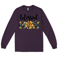 Plum blessed mom Long Sleeve Tee - JahusDesignShop
