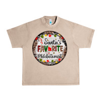 French Oak christmas santas favorite phlebotomist light Urban Heavy Tee - AdoDesignShop