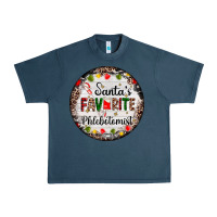 Midnight Navy christmas santas favorite phlebotomist light Urban Heavy Tee - AdoDesignShop
