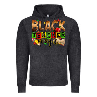 Vintage Black Black Teacher magic juneteenth Vintage Hoodie - Zillion Design Studio