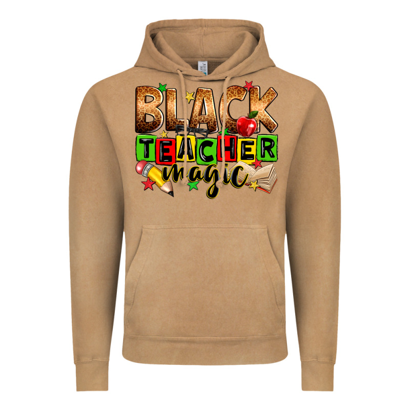 Black Teacher Magic Juneteenth Vintage Hoodie by Zillion Design Studio | Teevron