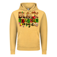 Vintage Mustard Black Teacher magic juneteenth Vintage Hoodie - Zillion Design Studio