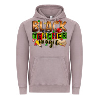 Vintage Zinc Black Teacher magic juneteenth Vintage Hoodie - Zillion Design Studio