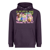Plum id rather be home finishing my tbr pile Heavyweight Hoodie - MaliasSmallBusiness