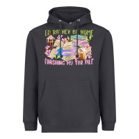 Smoke id rather be home finishing my tbr pile Heavyweight Hoodie - MaliasSmallBusiness