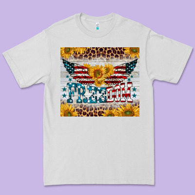 Freedom 4th Of July Premium Tee Designed By Barkaloodesign