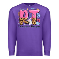 Purple respiratory therapist Premium Sweatshirt - MaliasSmallBusiness