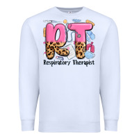 White respiratory therapist Premium Sweatshirt - MaliasSmallBusiness