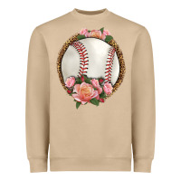 Mushroom western baseball with roses Heavyweight Sweatshirt - HRA Design Shop