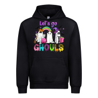 Black Let's go ghouls Urban Hoodie - NancyCooperArtShop