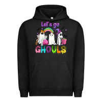 Pigment Black Let's go ghouls Urban Hoodie - NancyCooperArtShop