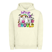 Pigment Pistachio Let's go ghouls Urban Hoodie - NancyCooperArtShop