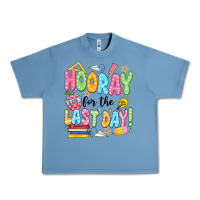 Pebble Blue hooray for the last day black Urban Heavy Tee - JahusDesignShop