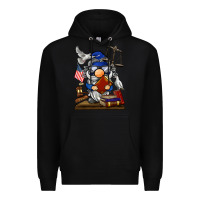 Black judge  gnome Premium Hoodie - BarkalooDesign