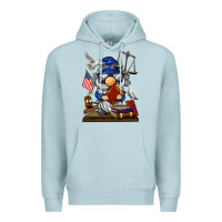 Blue Mist judge  gnome Premium Hoodie - BarkalooDesign