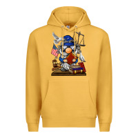 Mustard judge  gnome Premium Hoodie - BarkalooDesign