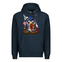 Navy judge  gnome Premium Hoodie - BarkalooDesign