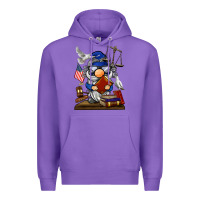 Purple judge  gnome Premium Hoodie - BarkalooDesign