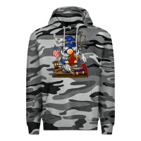 Slate Camo judge  gnome Premium Hoodie - BarkalooDesign
