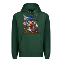 Sports Green judge  gnome Premium Hoodie - BarkalooDesign