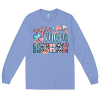 Colony Blue wife mom nurse Long Sleeve Tee - BundleAndBundleShop