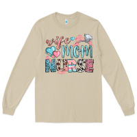 Mushroom wife mom nurse Long Sleeve Tee - BundleAndBundleShop