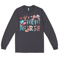 Smoke wife mom nurse Long Sleeve Tee - BundleAndBundleShop