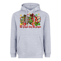 Heather Grey jesus the reason for the season Heavyweight Hoodie - MaliasSmallBusiness
