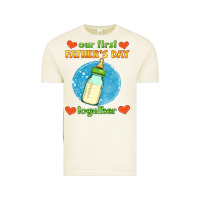 Vintage Arctic our first father's day together and baby bottle Vintage Tee - HRA Design Shop