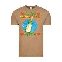 Vintage Coffee our first father's day together and baby bottle Vintage Tee - HRA Design Shop